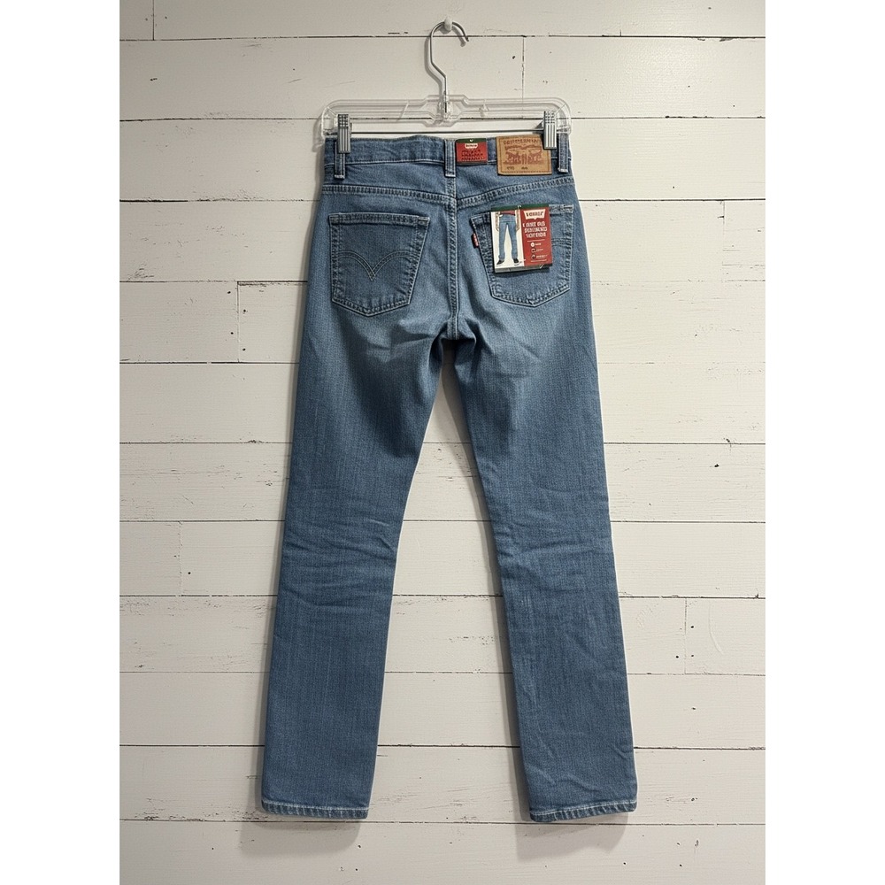 NWT Levis Boys 511 Slim Flex Stretch Jeans Blue Size 14 Adjustable Waist